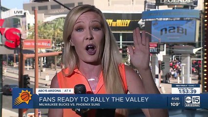 Suns fans show up for Game 1 of the NBA Finals!