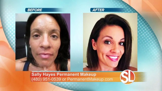 Sally Hayes shows us how she does permanent makeup