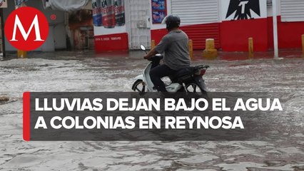 Fuertes lluvias dejan 11 colonias inundadas en Tamaulipas