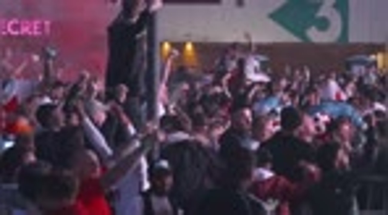 England fans go wild for Kane's winner