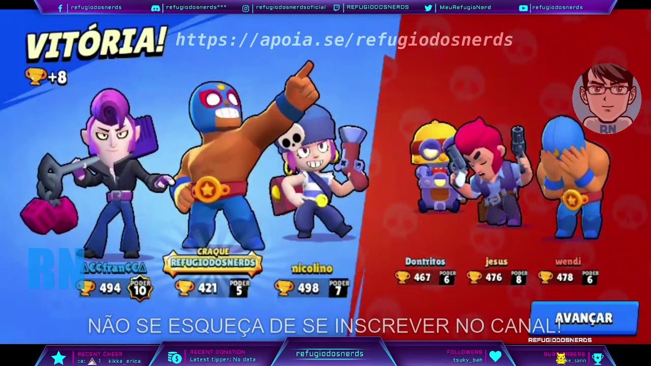 BRAWL STARS - ROLOU NA LIVE DE QUARTA - MELHORES MOMENTOS