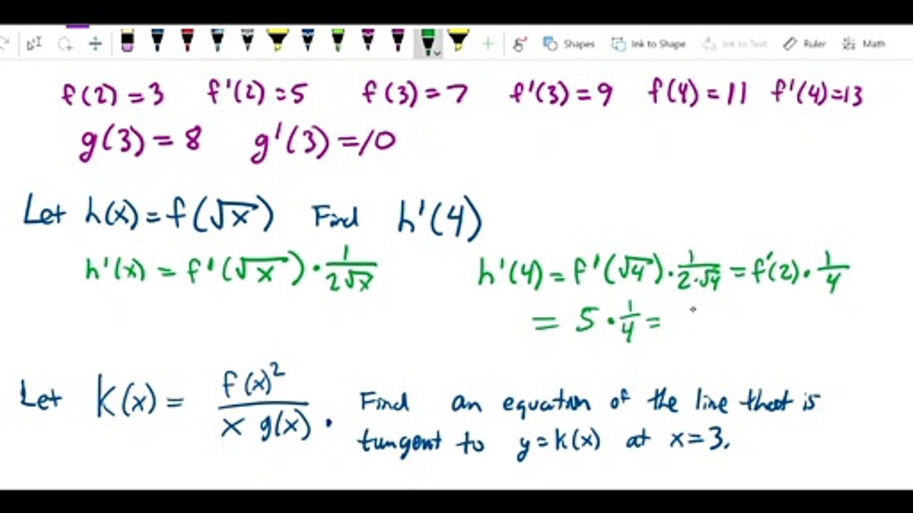 Chain rule - table functions