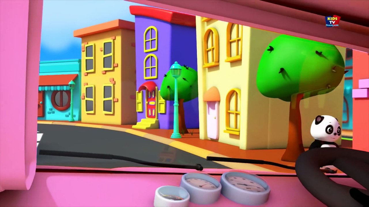 Les roues sur le bus chansons pour enfants autobus rime pour bébés enfants chanson Wheels On The Bus