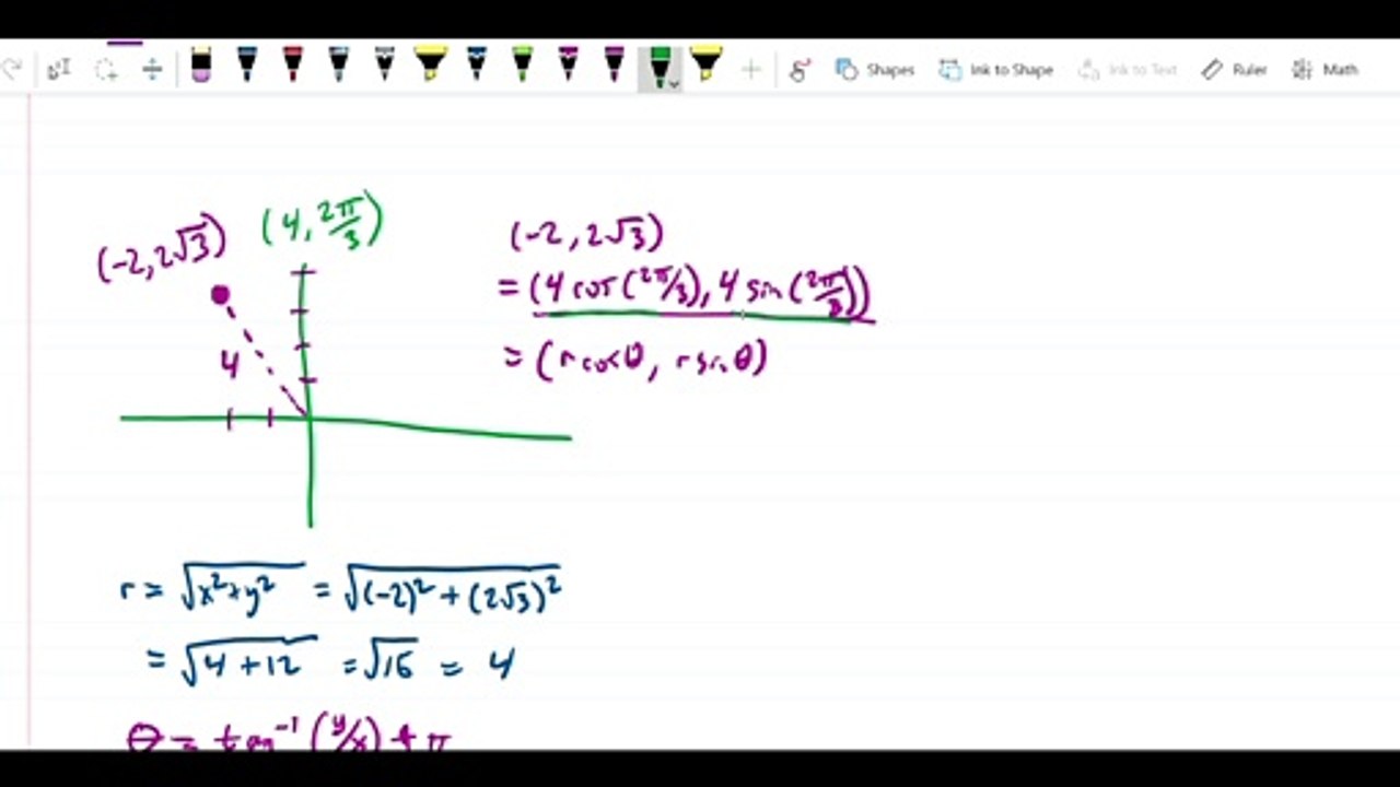 Complex numbers - Complex numbers in polar form