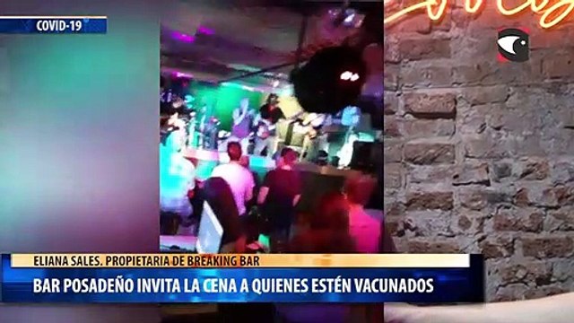 Bar posadeño invita la cena a quienes estén vacunados