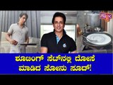 Sonu Sood Makes Dosas On Acharya Sets In Hyderabad