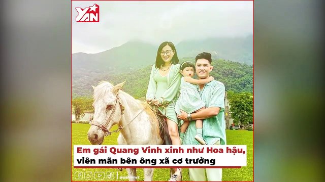 Em gái Quang Vinh xinh như hoa hậu, viên mãn bên ông xã cơ trưởng