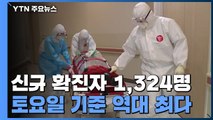 코로나19 신규 확진자 1,324명...토요일 기준 역대 최다 / YTN