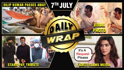 Dilip Kumar Passes Away, Shahrukh Consoles Saira Banu, Kriti ANGRY On Media Coverage | Top 10 News
