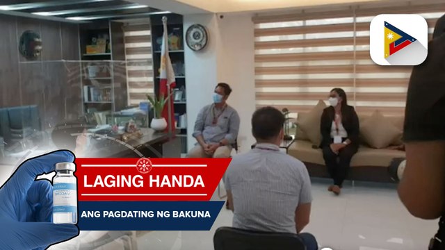 PCOO, nakipagpulong sa mga opisyal ng Claver LGU at namahagi ng health kits para sa mga residente nito