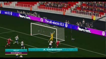 PES 6 England  vs Denmark  3-1 EURO 2020 SEMI FINAL All Gоals & Extеndеd Hіghlіghts 2021 HD