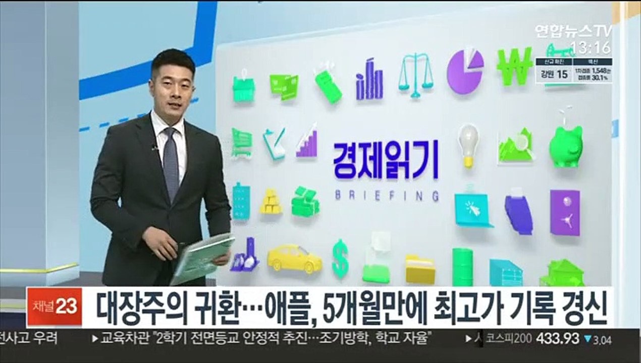 대장주의 귀환…애플, 5개월만에 최고가 기록 경신