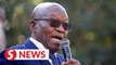 South Africa's Jacob Zuma turns himself in to police