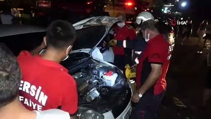 Otoparkta çıkan yangında 12 araç hurdaya döndü