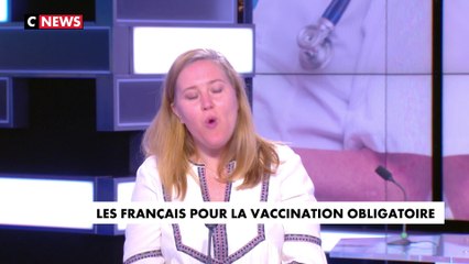 Скачать видео: Sondage CSA/CNEWS sur la vaccination obligatoire : «L'opposition est très nette parmi les sympathisants de la France Insoumise, à 62%», explique Julie Gaillot