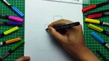 Menggambar dan Mewarnai Kapal Feri untuk anak anak tk - membuat puzzle kapal feri