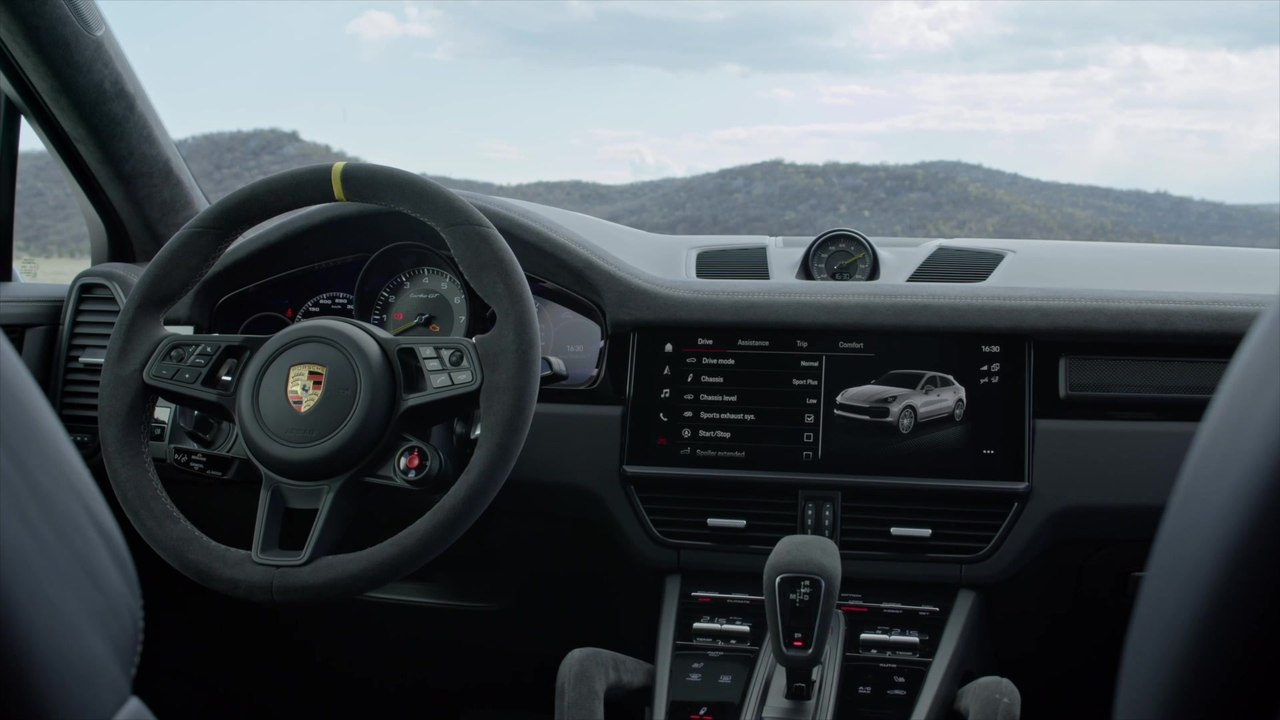 Der Porsche Cayenne Turbo GT - Tiptronic S mit verkürzten Schaltzeiten und Sportabgasanlage aus Titan