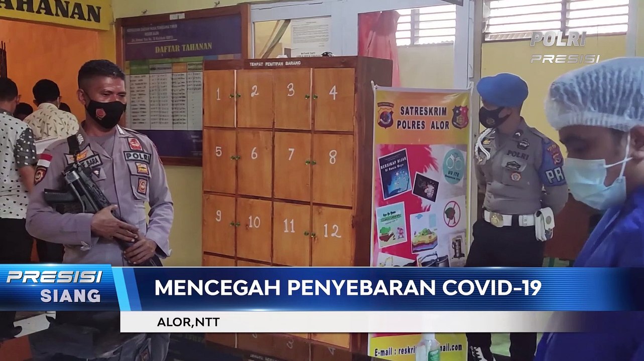 Polres Alor laksanakan antigen kepada tahanan di rutan polres alor