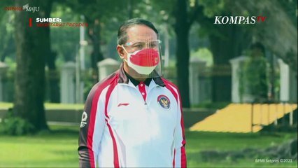 Lepas Kontingen Olimpiade Tokyo 2021, Jokowi: Semoga Perjuangan Saudara-saudara Berhasil