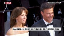 Festival de Cannes : Sophie Marceau sur le tapis rouge avec François Ozon
