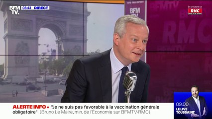 Bruno Le Maire: "S'il y a une nouvelle vague (...) il est légitime que l'on ressorte le bouclier de protection" pour soutenir l’activité économique