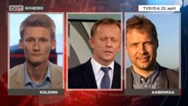 Skilte-sagen har givet megen debat | 2-2 | Hans Peter Geil | Knud Erik Therkelsen | Haderslev | Hadersleben | 26-04-2015 | TV SYD @ TV2 Danmark