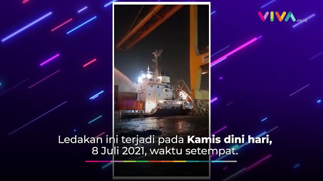 Suara Ledakan Keras, Kebakaran Muncul di Pelabuhan Dubai
