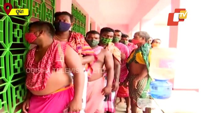 Srimandir Servitors Undergo Covid Test Ahead Of Rath Yatra