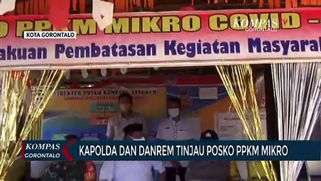 Kapolda Dan Danrem Tinjau Posko PPKM Mikro