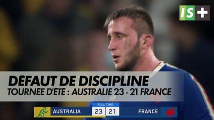La discipline fait défaut pour le XV de France
