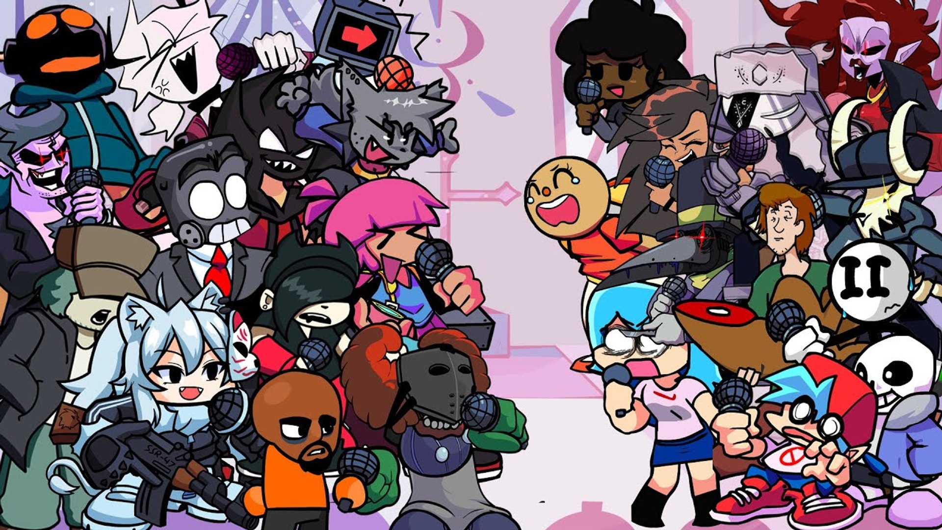 Fnf ugh but - everyone sings it (ultimate edition) персонажи. Fnf character sing. Fnf but everyone sings. Sharv fnf wiki. Fnf персонажи.