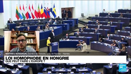 Loi Homophobe en Hongrie: "Cette loi répond d'abord à un objectif national pour V. Orban"
