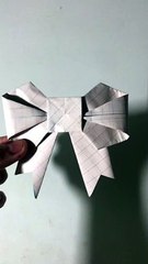 origami tie / handmade tie / paper tie / diy tie demo