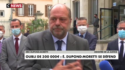 Oubli de 300.000 € : Éric Dupond-Moretti se défend