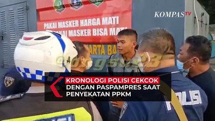 Kronologi Cekcok Polisi dengan Paspampres di Penyekatan PPKM Darurat