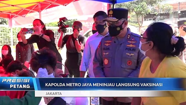 Kapolda Metro Jaya Meninjau Kegiatan Vaksin Presisi Keliling