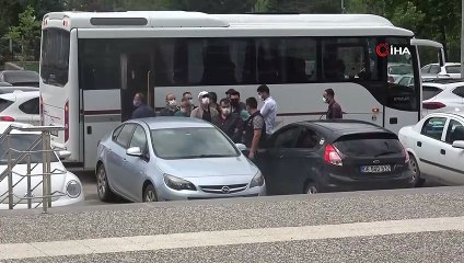Cezaları onanan 8 FETÖ şüphelisi adliyeye sevk edildi