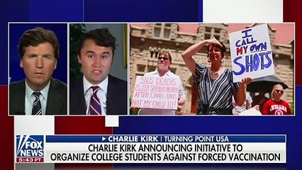 Charlie Kirk Declares That Colleges Mandating Vaccinations Will Mean ‘Medical Apartheid’