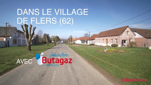 Rénovation de logements par la Fondation groupe Butagaz dans le village de Flers