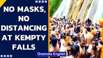 Kempty Falls: Shocking crowd at Mussoorie waterfall, no mask, no distancing | Oneindia News