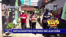 Bantuan Sembako Gratis dari Polisi Untuk Warga di Makassar yang Jalani Isoman