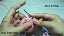 Aprende A Tejer Un Pulpo A Crochet Amigurumi Tutorial. | Amigurumi Octopus Tutorial