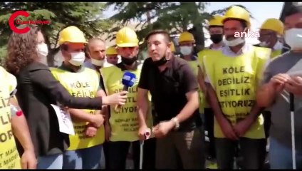 Somalı madencilere polis engeli