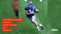 Sandro Platzgummer-New York Giants Training Camp Preview