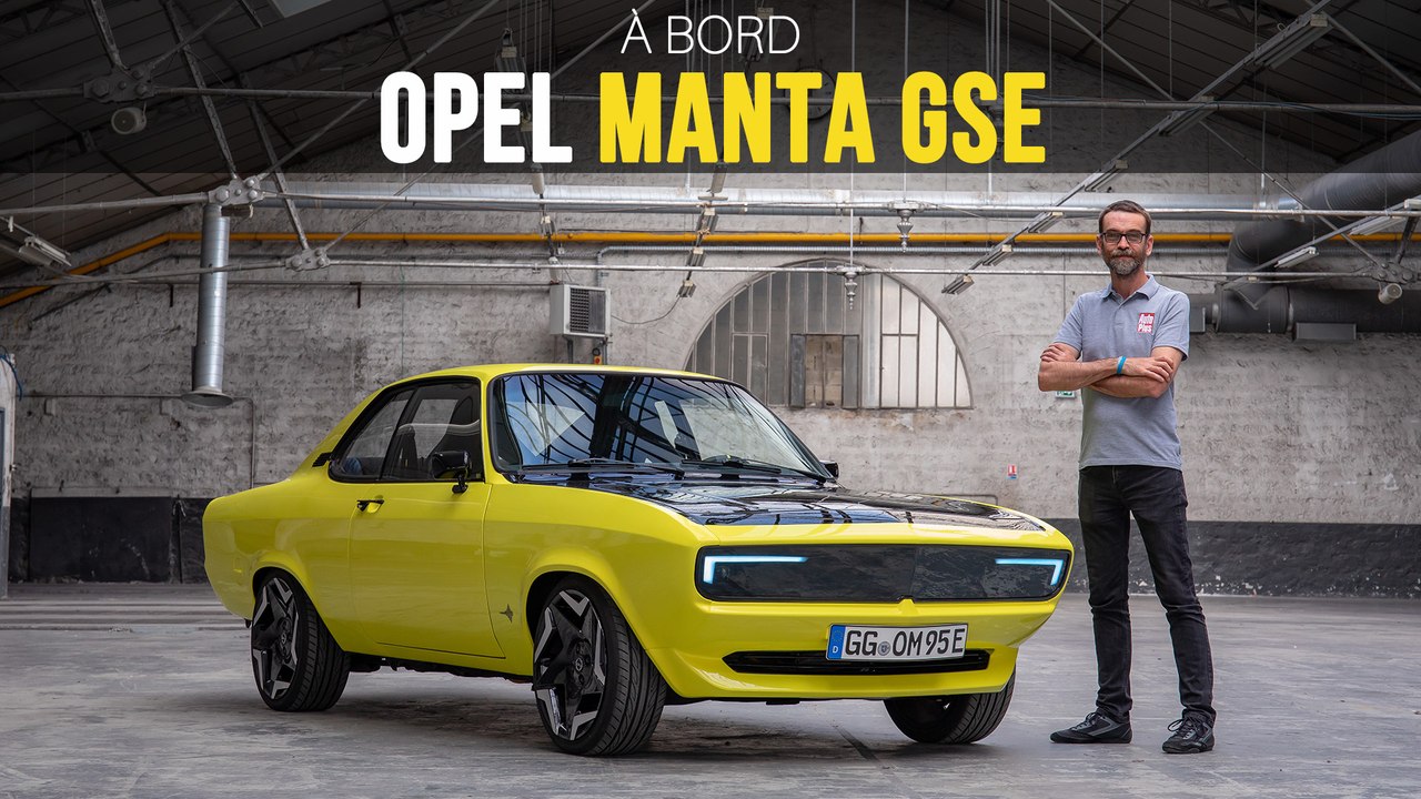 A bord de l'Opel Manta GSE (2021)
