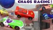 Disney Cars Lightning McQueen in Hot Wheels Chaos Racing Funlings Race Knockout Competition with PJ Masks and Marvel in this Family Friendly Full Episode Video for Kids by Kid Friendly Family Channel Toy Trains 4U