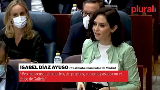 Ayuso, sobre Samuel: Veo mal acusar sin pruebas como con el chico de Galicia