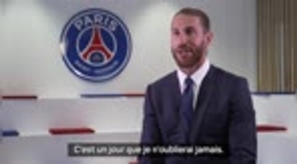 PSG - Ramos : "Un jour que je n'oublierai jamais"