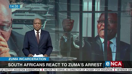 South Africans reacts to Zuma arrest