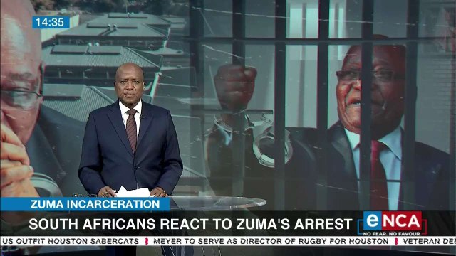 South Africans reacts to Zuma arrest